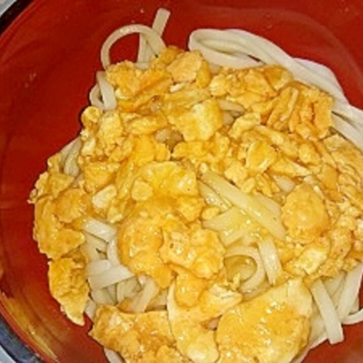 酢味噌卵とじあんかけうどん